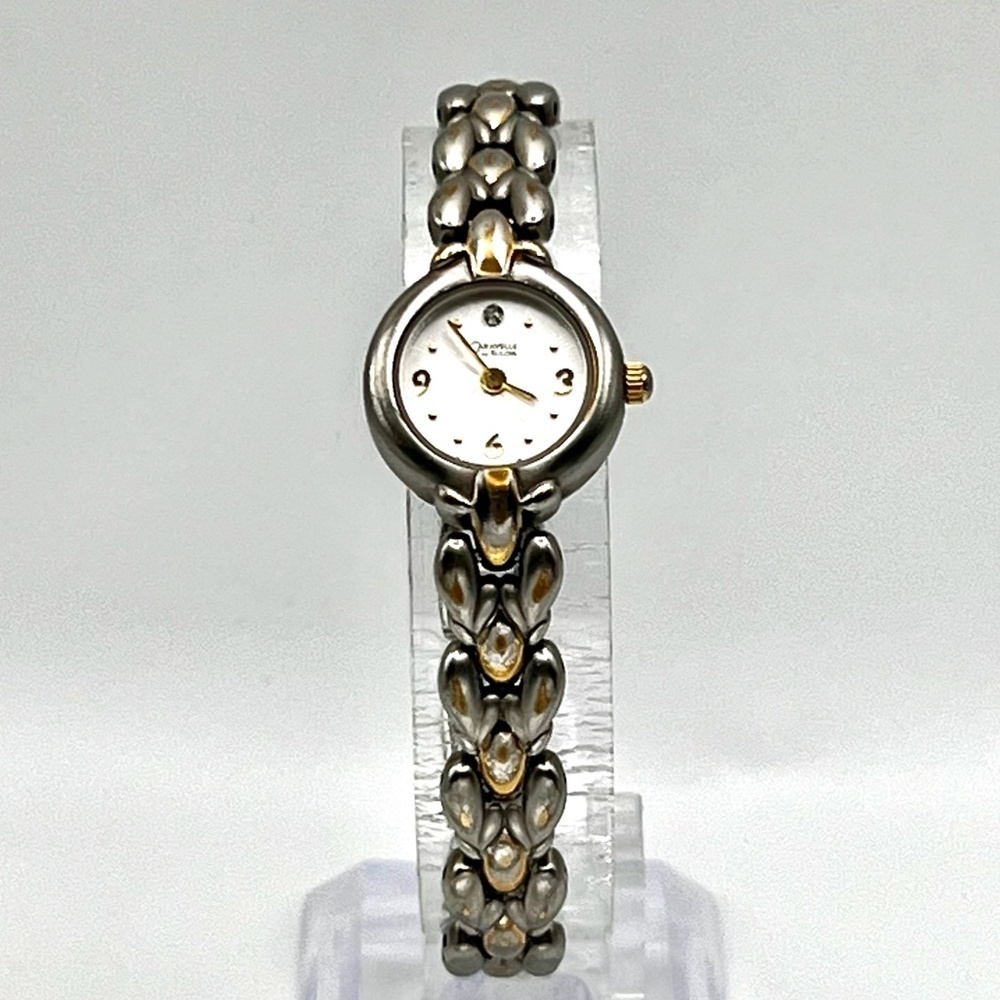 Caravelle by Bulova Vintage Petite Gold and Silver tones Ladies Watch Working